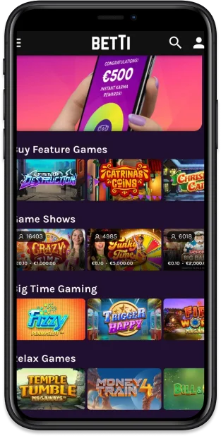 Betti Casino UK Mobile