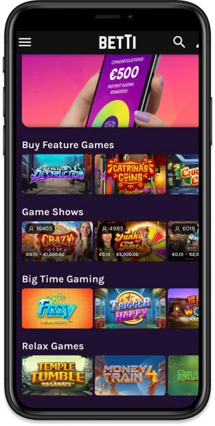 Betti Casino UK Mobile